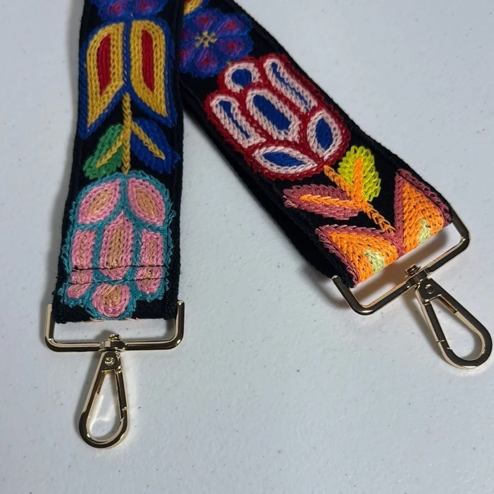 Colorful Embroidered Strap